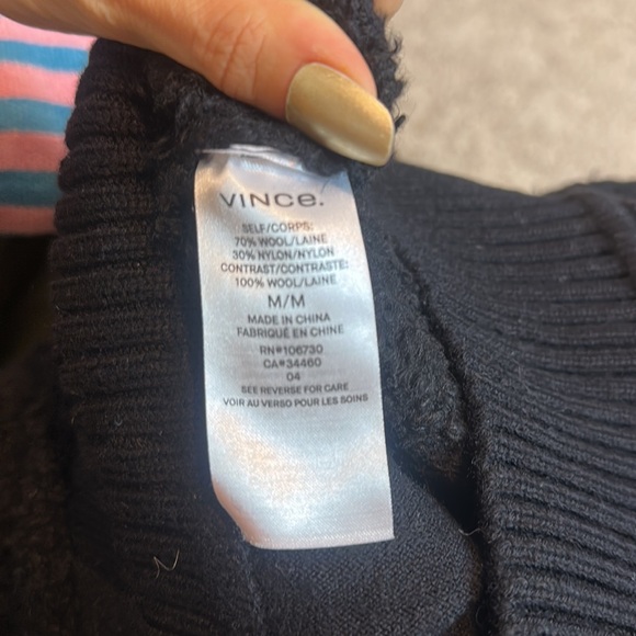 Vince Wool Blend Zip Up Sweater - Picture 6 of 6